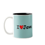 I Love Java Coffee Mugs
