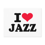I love jazz post cards