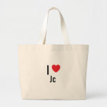 I love Jc Tote Bag