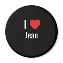 I love Jean magnets