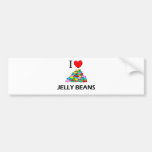 I Love Jelly Beans Bumper Stickers