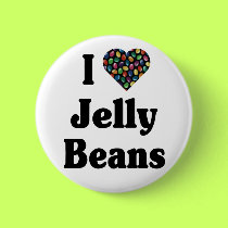 I Love Jelly Beans button