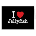 I love Jellyfish heart custom personalized cards by funnycustomtshirts I love Jellyfish heart custom personalized cards