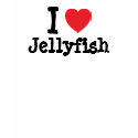 I love Jellyfish heart custom personalized t-shirts