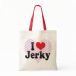I Love Jerky Tote Bags