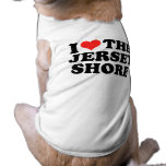 I Love Jersey Shore Pet T-shirt
