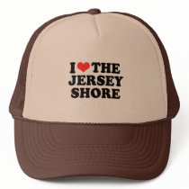 I Love Jersey Shore Trucker Hat