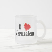 I Love Jerusalem Coffee Mug