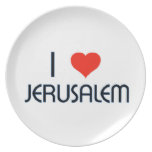 I Love Jerusalem Plate