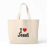 I love Jessi heart T-Shirt bags