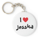I Love Jessica Keychain