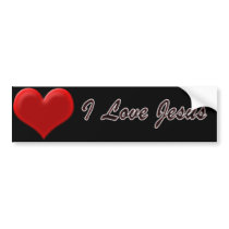 I Love Jesus bumper stickers