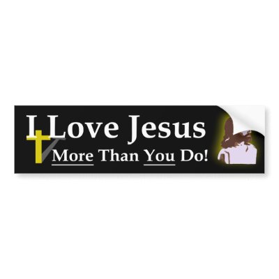 Jesus bumper sticker