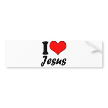 I Love Jesus Bumper Stickers