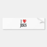 I Love Jesus Bumper Sticker by M. Spears
