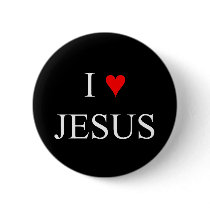 I Love Jesus buttons