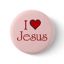 I love jesus buttons