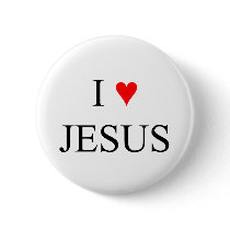 I Love Jesus buttons
