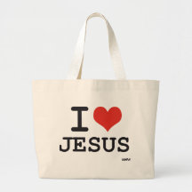 I love Jesus Canvas Bag