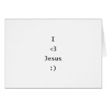 I love Jesus Cards