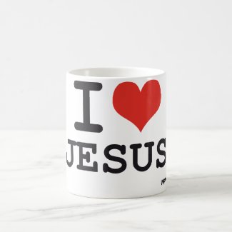 I love Jesus Coffee Mugs