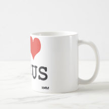 I love Jesus Coffee Mugs