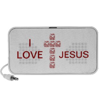 I love Jesus Cross doodle