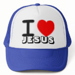 i love JESUS Trucker Hats