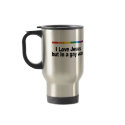 I Love Jesus in a gay way mugs