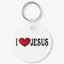 I Love Jesus Keychain by cooltees I Love Jesus Keychain