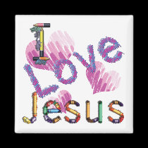 I Love Jesus Magnet magnets