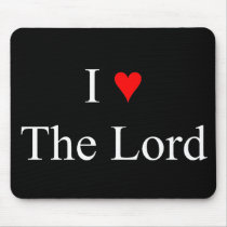 I Love Jesus mousepads