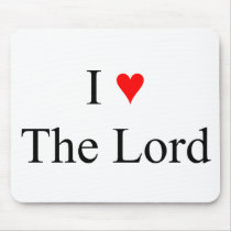 I Love Jesus mousepads
