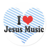 I Love Jesus Music sticker