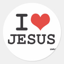 I love Jesus Stickers