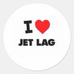 I Love Jet Lag Sticker