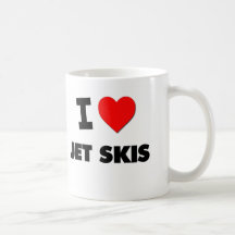 I Love Jet Skis Mugs
