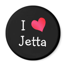 I Love Jetta Magnets