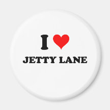 I Love Jetty Lane Massachusetts Refrigerator Magnet