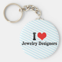 I Love Jewelry Designers Key Chain