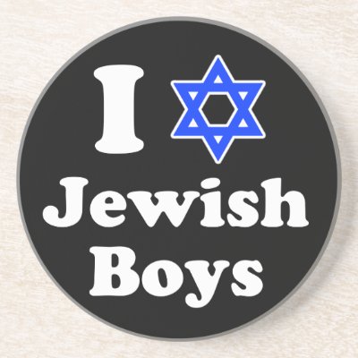 I Love Jewish Boys Coasters