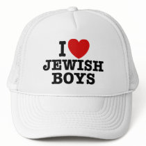 I Love Jewish Boys hats