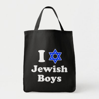 I Love Jewish Boys Tote Bag