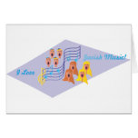 I Love Jewish Music Greeting Cards I Love Jewish Music Greeting Cards