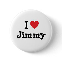 I love Jimmy heart custom personalized buttons