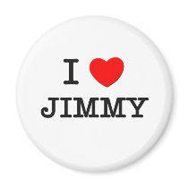 I Love Jimmy Magnets