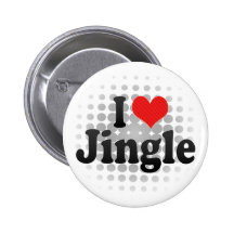 I Love Jingle Pinback Button