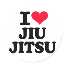 I love Jiu Jitsu Sticker