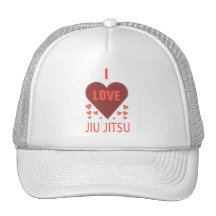 I Love Jiu Jitsu Trucker Hats