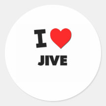 I Love Jive Stickers